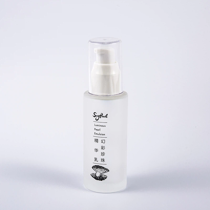 Косметическая бутылка для матового стекла